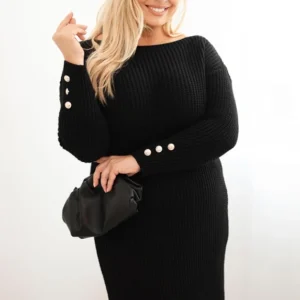 Moteriška plius dydžio megztinė su moheriu