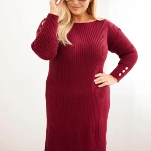 Moteriška plius dydžio megztinė su moheriu