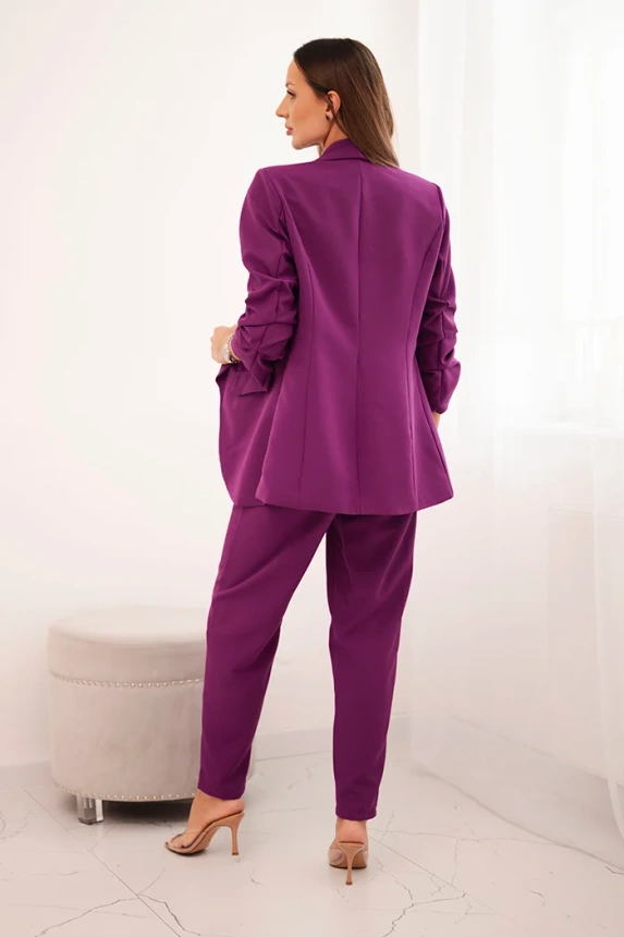 34928_2 Elegantiškas švarkų ir kelnių tamsiai - Image 3