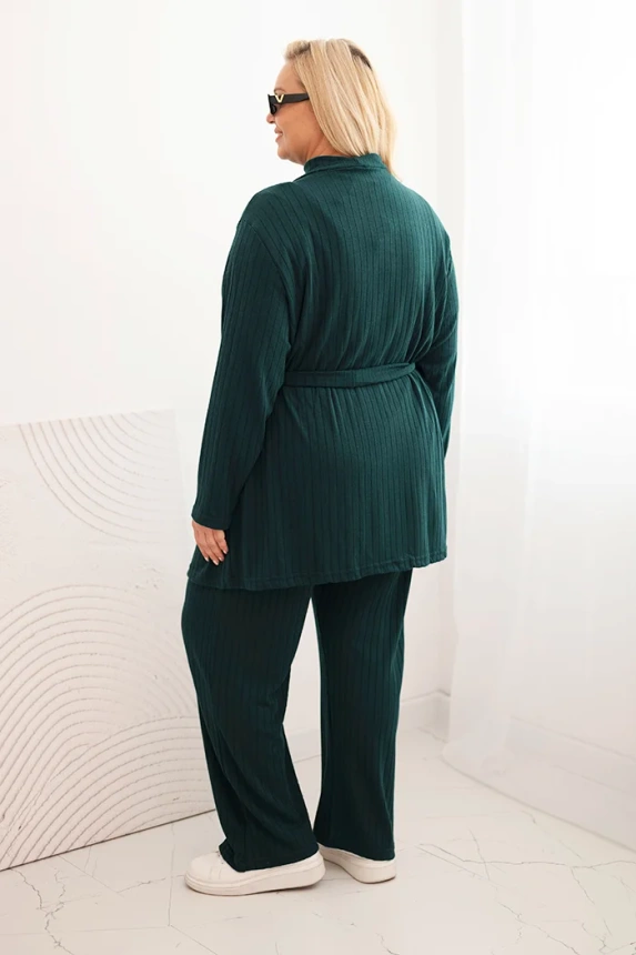 35046_4 Damenų Plus Size 3 dalių tamsiai - Image 4