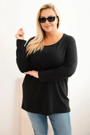 Moteriška bliuska Plus Size su laiveliu