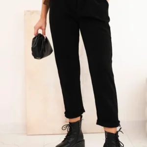 Moteriškos kelnės su diržu