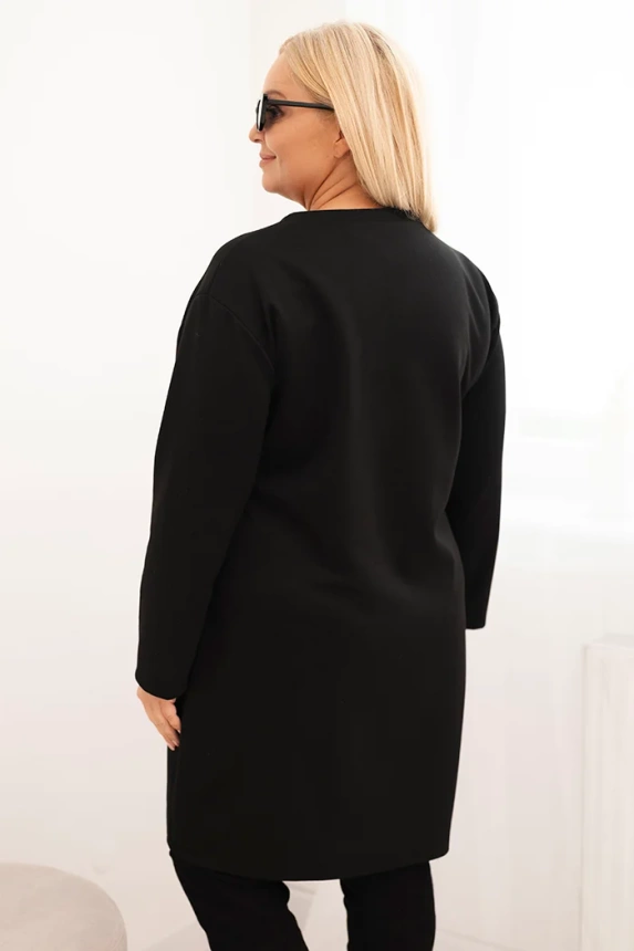 35246_2 Moteriška suknelė Plus Size su kišene ir 3/4 rankovėmis - Image 3