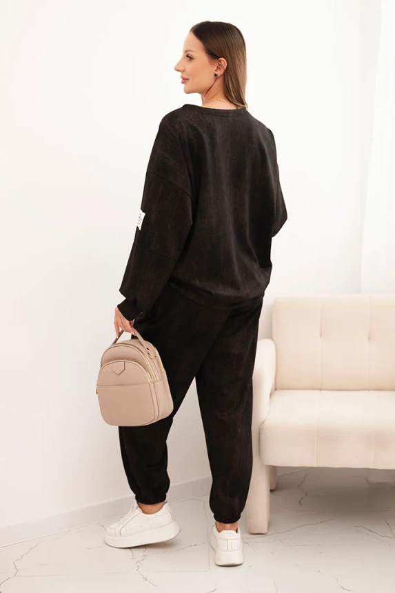 35291_2 Moteriškas oversize treninginis iš viskozės su nudegimo efektu - Image 3