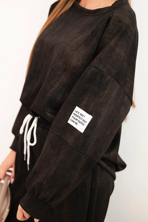 35291_4 Moteriškas oversize treninginis iš viskozės su nudegimo efektu - Image 4