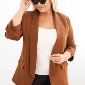 Moteriška striukė Plus Size be užsegimo su pamušalu XL/2XL