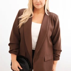 Moteriška elegantiška Plus Size švarkas