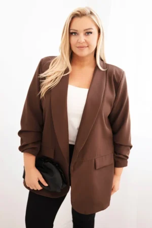 Moteriška elegantiška Plus Size švarkas