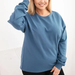 Moteriška pėtelinė basic Plus Size medvilninė su apvaliu iškirpimu