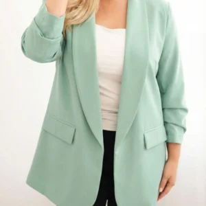 Moteriška elegantiška Plus Size švarkas