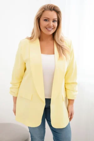 Damos švarkas Plus Size elegantiškas