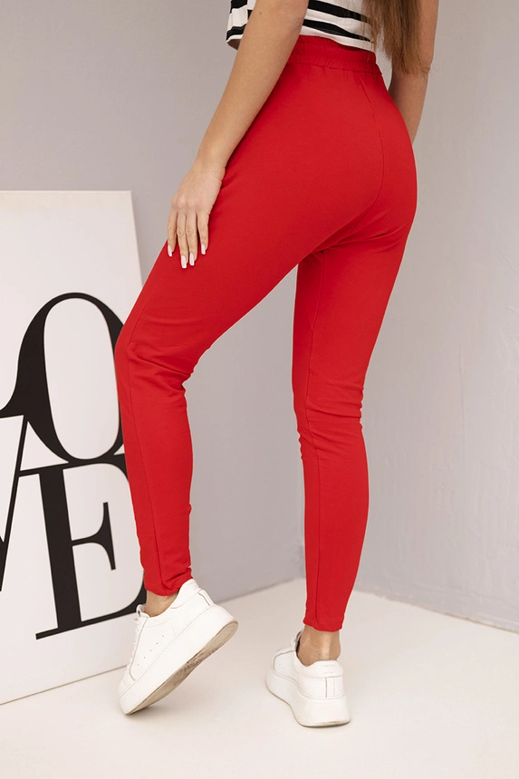 37324_2 Moteriškos sportinės kelnės su elastinga juosta ir raišteliu - Image 2