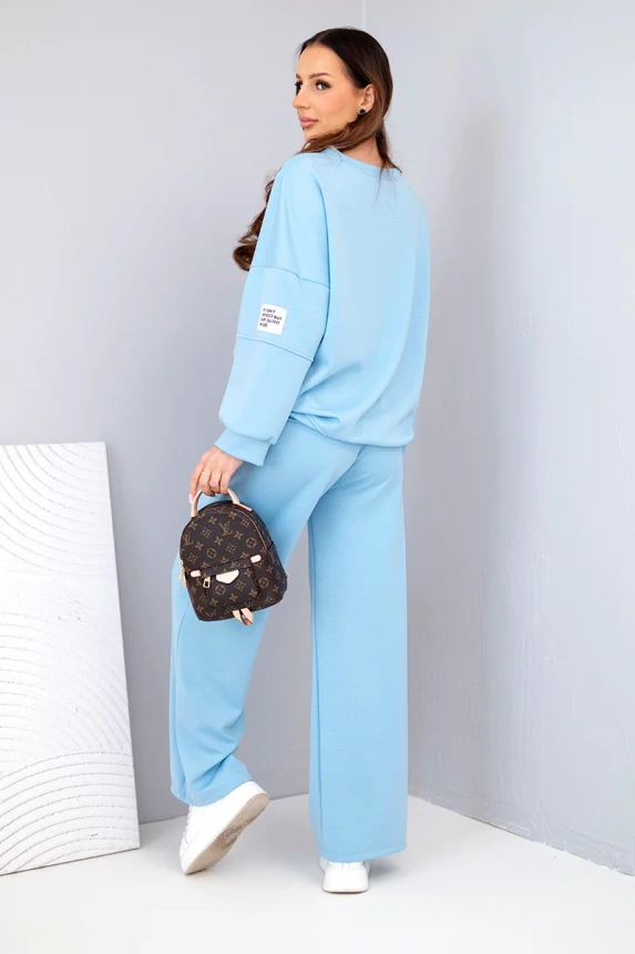 37897_2 Moteriškas sviestukas džemperis + kelnės - Image 3