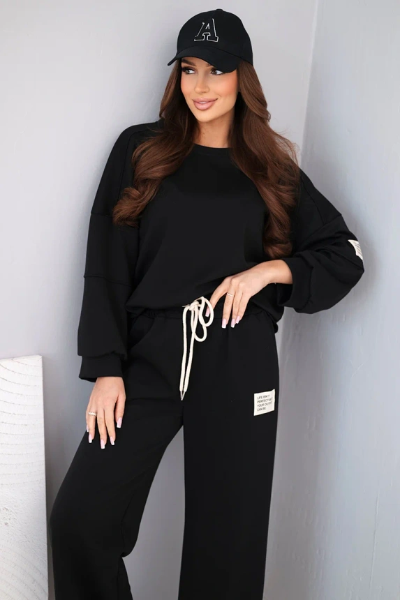 37902_2 Moteriškas sviestukas džemperis + kelnės