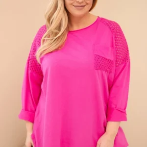 Moteriška Plus Size medvilninė palaidinė su spauda