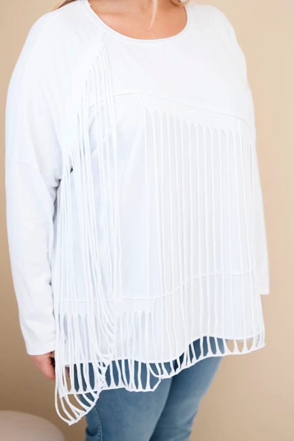 38065_4 Moteriška medvilninė bliuska Plus Size su kutais - Image 2