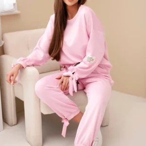 Moteriškas iš viskozės su kaspinais sviestinis