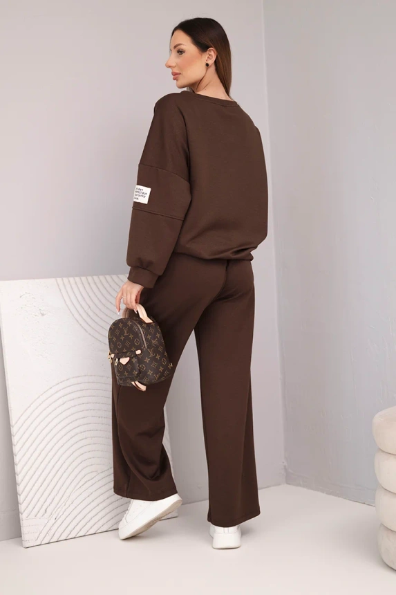 38308_2 Moteriškas , sviestukas, džemperis + kelnės - Image 3