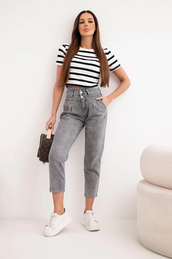 38371_1 Moteriškos paperbag kelnės su dvigubu užtrauktuku M.sara - Image 3