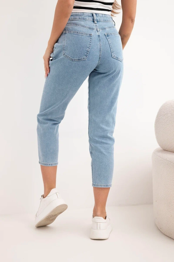 38373_2 Moteriškos paperbag kelnės su dvigubu užsegimu M.sara - Image 3