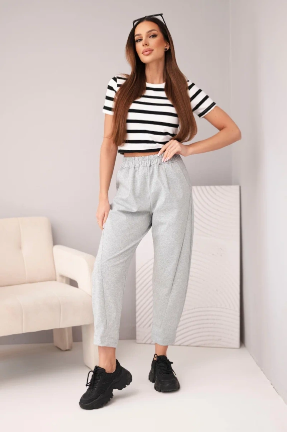 38383_1 Vasaros Punto kelnės su kišenėmis melžas - Image 2