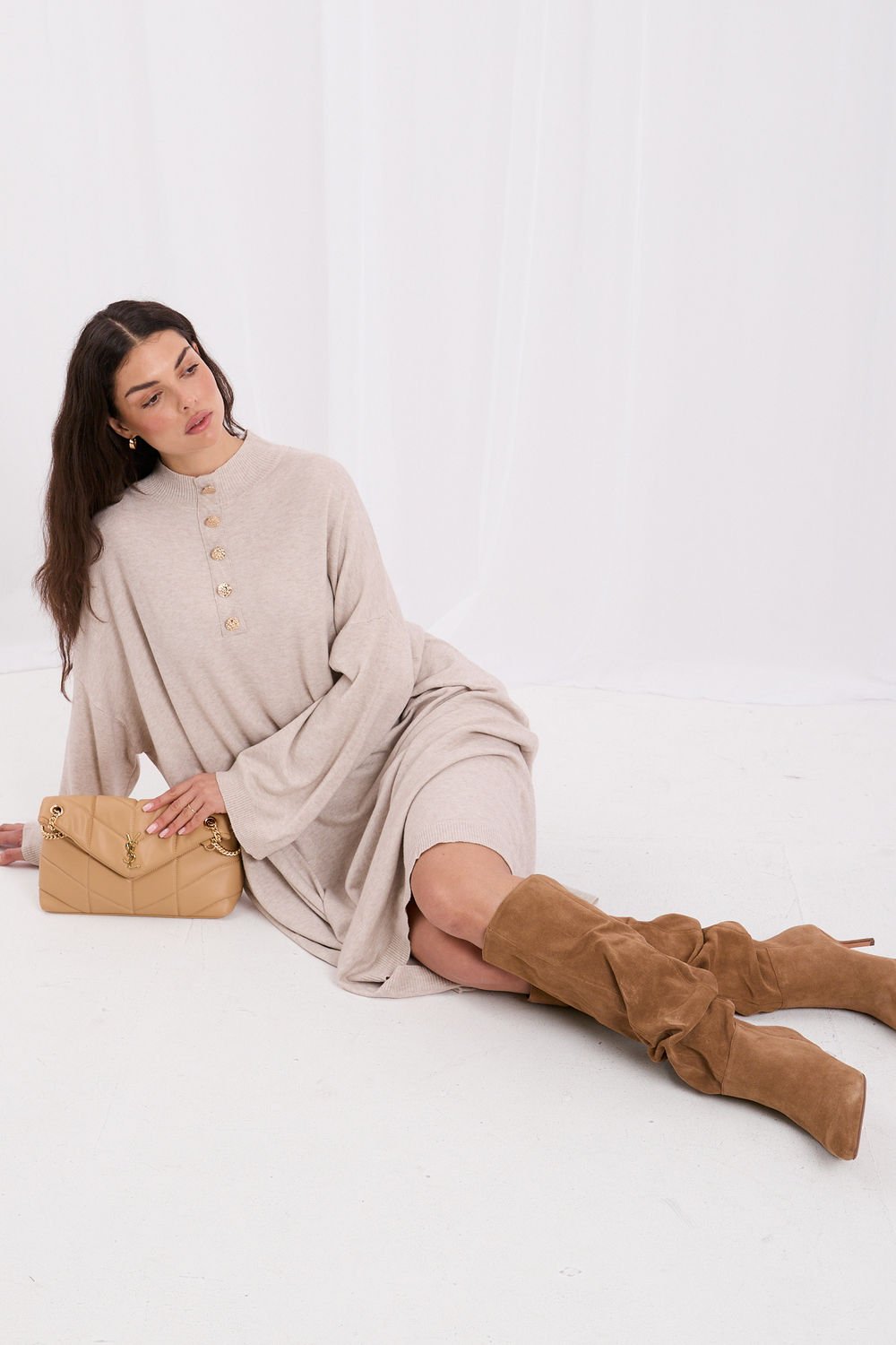 1139659 Megzta oversize midi suknelė