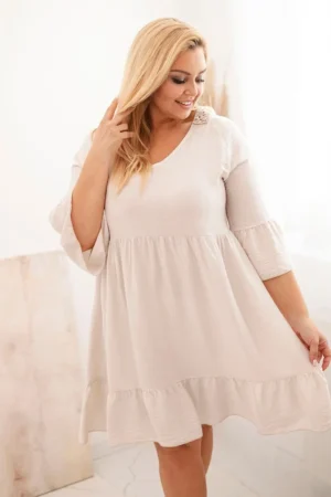 Plus Size suknelė su ažūrine nugara