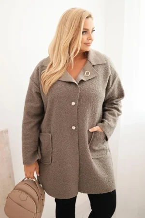 Plus Size paltas su vilna