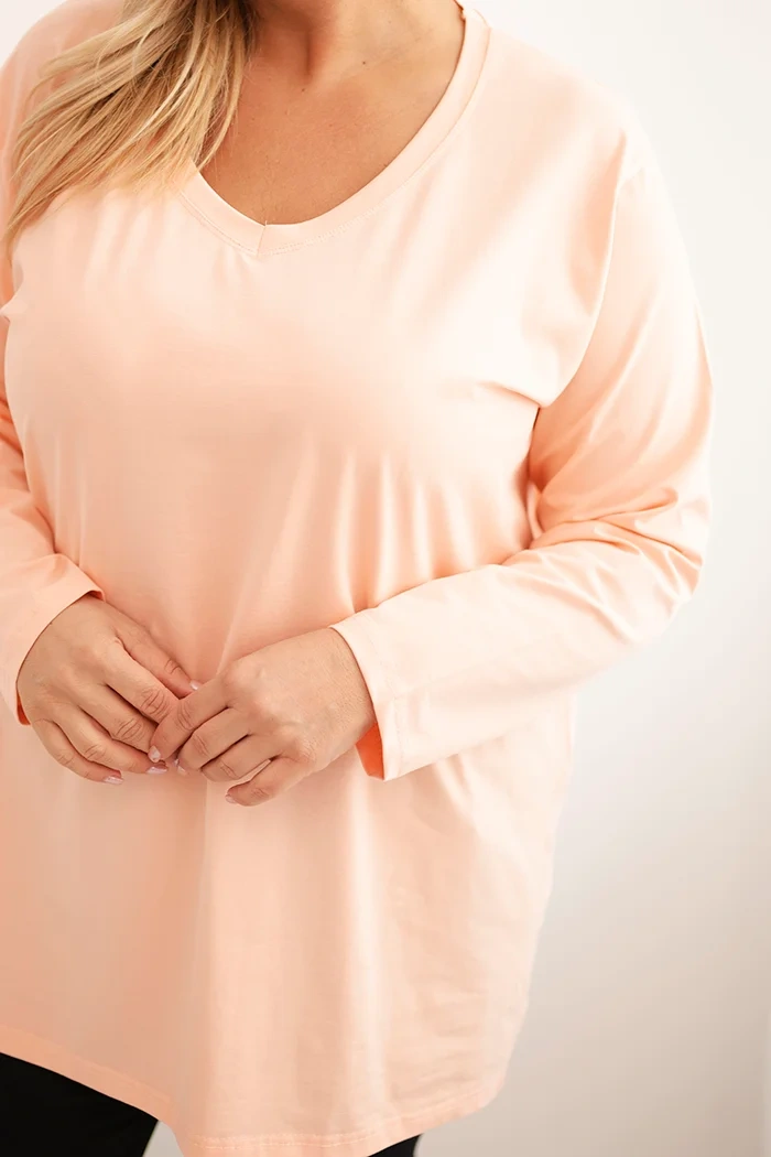 35047_4 Plus Size palaidinė V formos iškirpte - Image 4