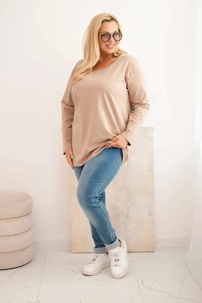 35066_1 Plus Size palaidinė laivelio formos iškirpte - Image 2