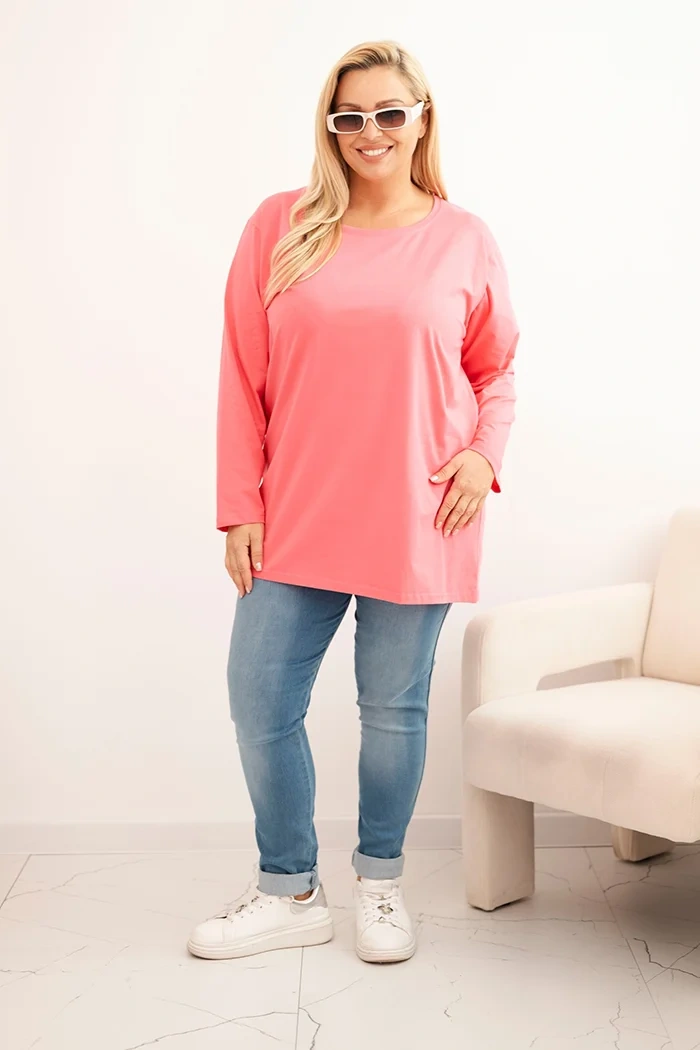 35071_1 Plus Size palaidinė apvalia iškirpte - Image 2