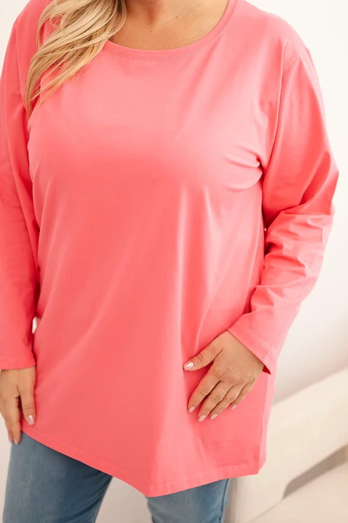 35071_4 Plus Size palaidinė apvalia iškirpte - Image 4