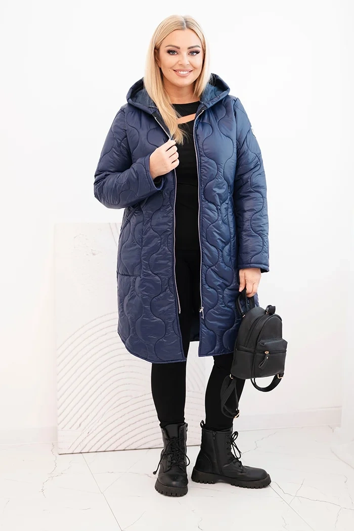 35896_1 Plus Size žieminė striukė su gobtuvu - Image 2
