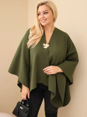 Plus Size pončas su sage