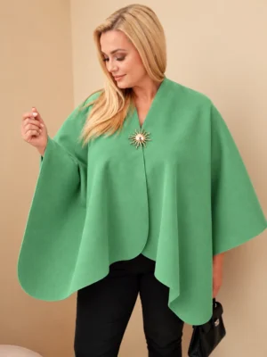 Plus Size pončo palaidinė